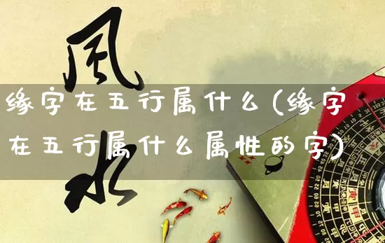 缘字在五行属什么(缘字在五行属什么属性的字)_https://www.dao-sheng-yuan.com_五行_第1张