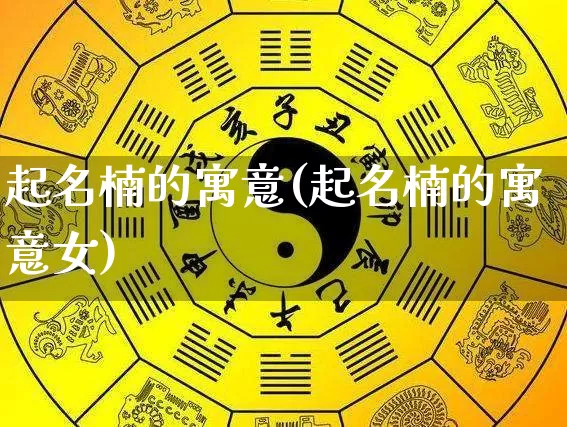 起名楠的寓意(起名楠的寓意女)_https://www.dao-sheng-yuan.com_起名_第1张