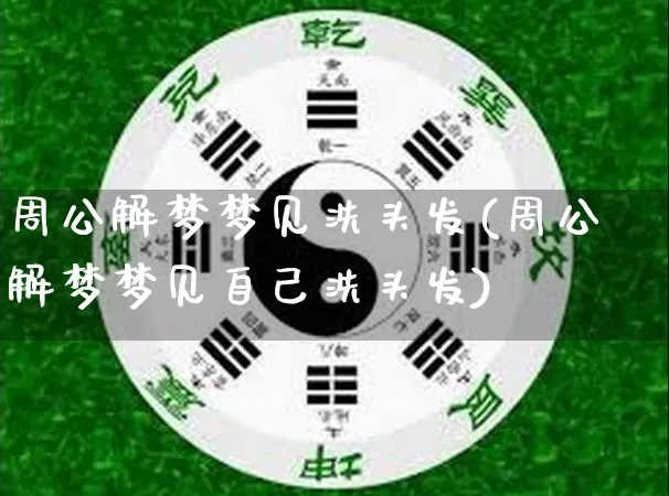 周公解梦梦见洗头发(周公解梦梦见自己洗头发)_https://www.dao-sheng-yuan.com_生肖属相_第1张