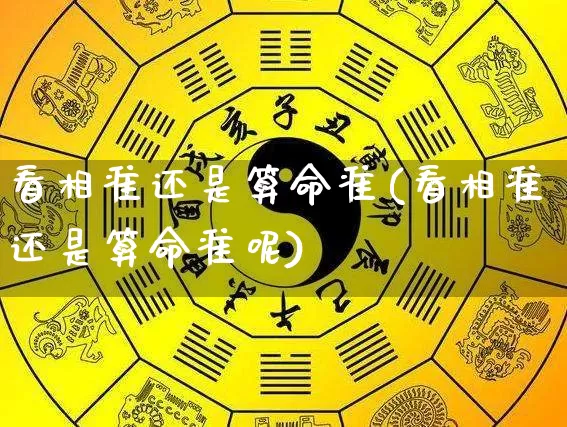 看相准还是算命准(看相准还是算命准呢)_https://www.dao-sheng-yuan.com_算命_第1张