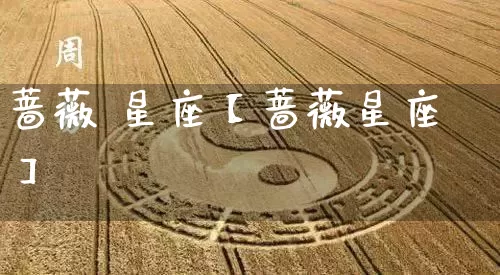 蔷薇 星座【蔷薇星座】_https://www.dao-sheng-yuan.com_十二星座_第1张