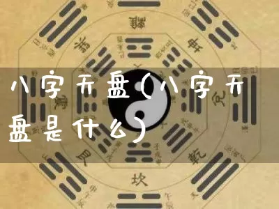 八字天盘(八字天盘是什么)_https://www.dao-sheng-yuan.com_八字_第1张