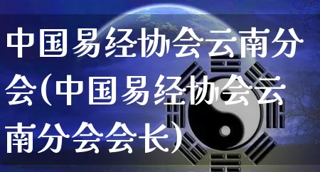 中国易经协会云南分会(中国易经协会云南分会会长)_https://www.dao-sheng-yuan.com_易经_第1张