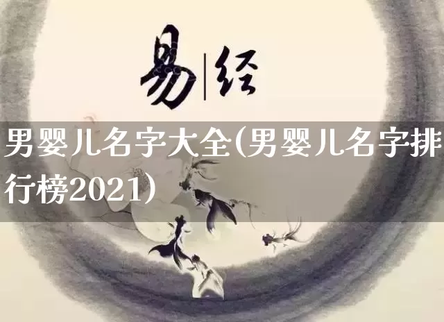 男婴儿名字大全(男婴儿名字排行榜2021)_https://www.dao-sheng-yuan.com_风水_第1张