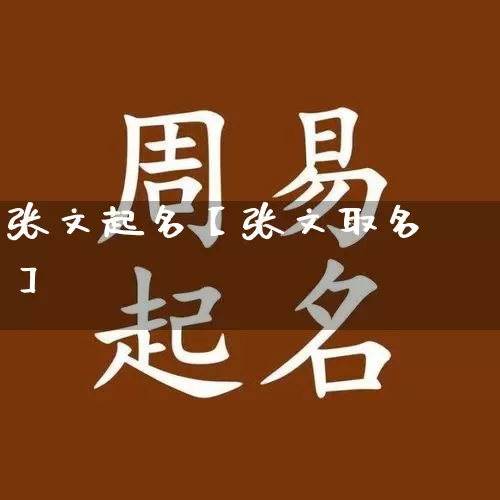 张文起名【张文取名】_https://www.dao-sheng-yuan.com_起名_第1张