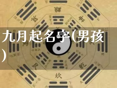 九月起名字(男孩)_https://www.dao-sheng-yuan.com_起名_第1张