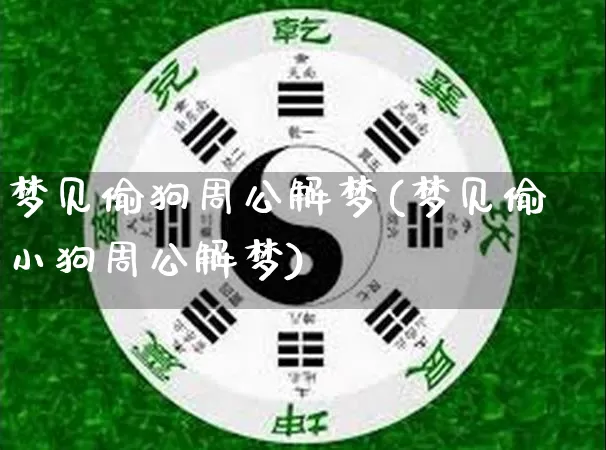 梦见偷狗周公解梦(梦见偷小狗周公解梦)_https://www.dao-sheng-yuan.com_周公解梦_第1张