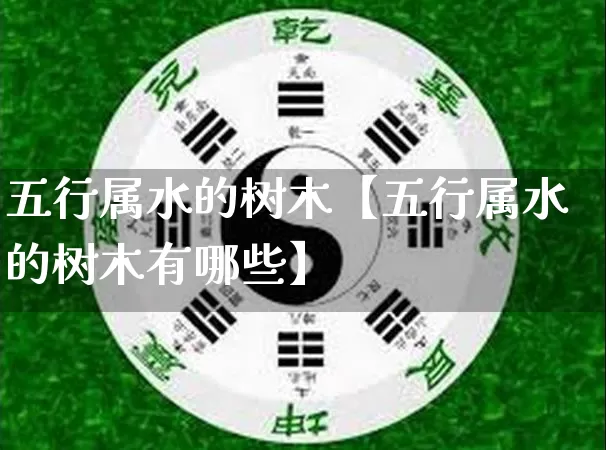 五行属水的树木【五行属水的树木有哪些】_https://www.dao-sheng-yuan.com_五行_第1张