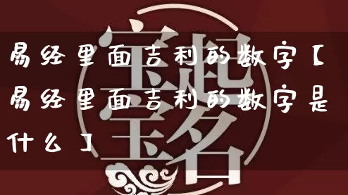 易经里面吉利的数字【易经里面吉利的数字是什么】_https://www.dao-sheng-yuan.com_易经_第1张