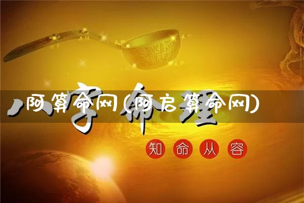 阿算命网(阿启算命网)_https://www.dao-sheng-yuan.com_算命_第1张