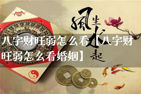 八字财旺弱怎么看【八字财旺弱怎么看婚姻】_https://www.dao-sheng-yuan.com_八字_第1张