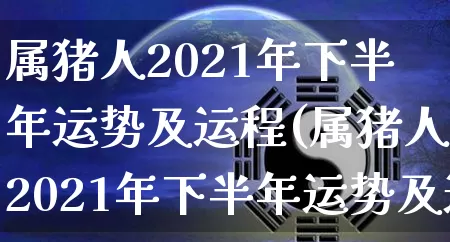 属猪人2021年下半年运势及运程(属猪人2021年下半年运势及运程男)_https://www.dao-sheng-yuan.com_五行_第1张