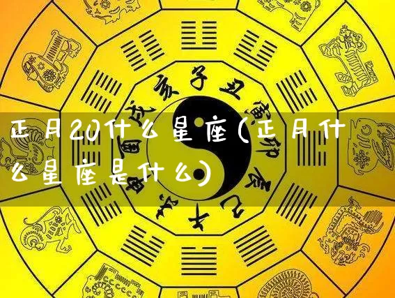 正月20什么星座(正月什么星座是什么)_https://www.dao-sheng-yuan.com_十二星座_第1张