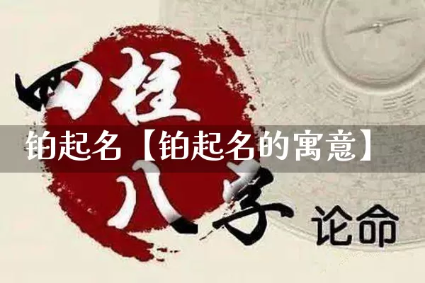 铂起名【铂起名的寓意】_https://www.dao-sheng-yuan.com_道源国学_第1张