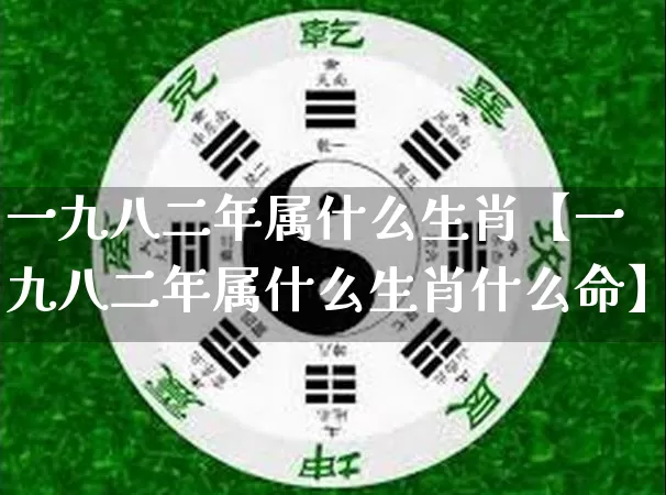 一九八二年属什么生肖【一九八二年属什么生肖什么命】_https://www.dao-sheng-yuan.com_生肖属相_第1张