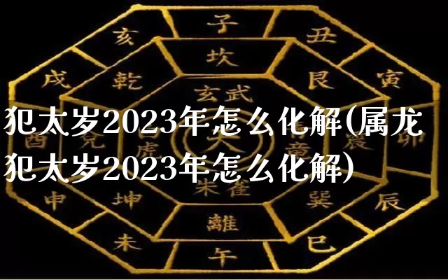 犯太岁2023年怎么化解(属龙犯太岁2023年怎么化解)_https://www.dao-sheng-yuan.com_起名_第1张