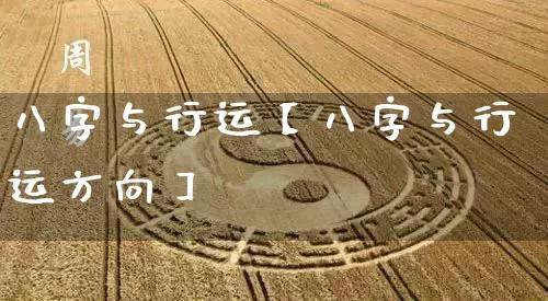 八字与行运【八字与行运方向】_https://www.dao-sheng-yuan.com_八字_第1张